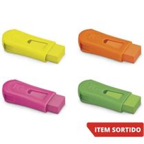 Apontador Com Borracha Neon Faber Castell