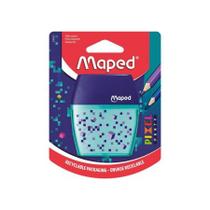 Apontador com coletor Shaker Pixel Party 2 furos 035022 - Maped