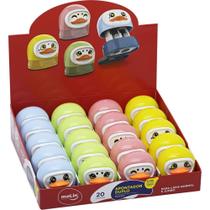 Apontador com Depósito 2 Furos Patinho 4 MOD. NORMAL/JUMBO Display com 20