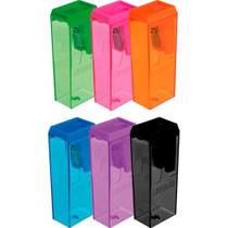 Apontador Com Deposito Bloco 6Cm Bl.C/01 Sortidos Apontador Com Deposito Bloco 6Cm Bl.C/01 Sortidos