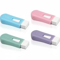 Apontador Com Depósito + Borracha Mix Pastel FABER-CASTELL