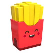 Apontador Com Depósito + Borracha Tasty Holic Lanchinhos Tris