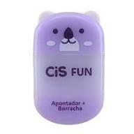 Apontador com deposito cis borracha roxo Apontador com deposito cis borracha roxo