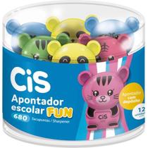 Apontador Com Deposito Decor. Cis 680 - Fun 3 Cores Sortidas