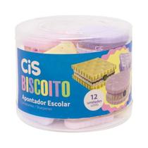 Apontador Com Deposito Decor. Cis Biscoito 3 Modelos 3 Cores