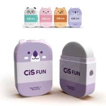 Apontador com depósito e Borracha Cis Fun Pets