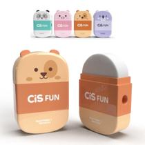 Apontador com depósito e Borracha Cis Fun Pets