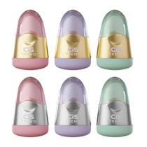 Apontador Com Depósito E Borracha Cis Trend 3 Cores Diferent