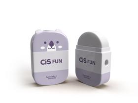 Apontador com Depósito e Borracha Fun - 2 em 1 - Cis