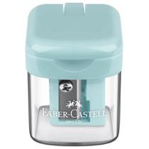 Apontador com depósito e tampa flip-top Minibox Faber-Castell