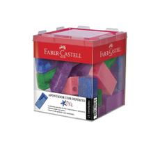 Apontador com deposito glitiz Faber Castell - pote com 25 unidades Apontador com deposito glitiz Faber Castell - pote com 25 unidades