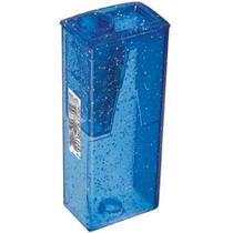 Apontador com depósito Glitz Faber-Castell Azul com glitter