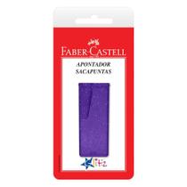 Apontador com Depósito Glitz Roxo 1 - Faber-Castell Apontador com Depósito Glitz Roxo 1 - Faber-Castell
