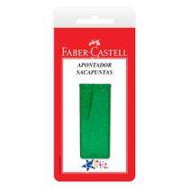 Apontador com Depósito Glitz Verde 1 - Faber-Castell Apontador com Depósito Glitz Verde 1 - Faber-Castell