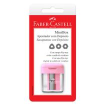 Apontador com Depósito Minibox Rosa Pastel 1 - Faber-Castell