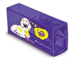Apontador com Depósito Pet - Faber Castell Apontador com Depósito Pet - Faber Castell