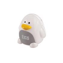 Apontador com deposito pinguino plastico tris Apontador com deposito pinguino plastico tris