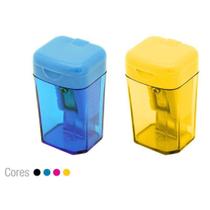 Apontador com Depósito Retangular Cores Sortidas CIS 01940