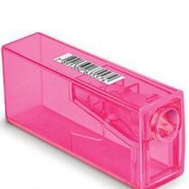 Apontador Com Deposito Rosa Neon Faber Castell Bt 1 Un