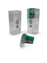 Apontador De Lapis Bloco 6cm Com Deposito P/Estudante Apontador De Lapis Bloco 6cm Com Deposito P/Estudante