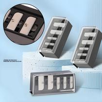 Apontador De Lápis Multifuncional Com 5 Furos E Tampa Protetora Para Lápis De Delineador E Lápis De