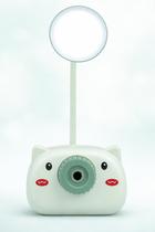 Apontador de Mesa e Luminária Cute Criança e Adulto LED Estudo Trabalho Iluminação Suave Eficiente USB Incluso