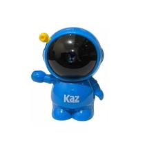 Apontador De Mesa Manual Manivela Com Coletor Astronauta Vermelho Azul
