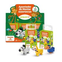Apontador de montar surpresa animais um furo