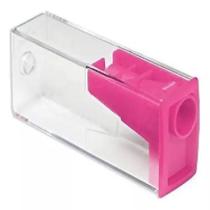 Apontador de Plástico Retangular com Depósito - Faber Castell / WX Gift