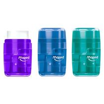 Apontador Duplo c/ Borracha - Cores Sortidas - Maped