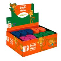 Apontador Duplo Oval com Depósito Caixa com 12 unidades Leonora Leo&Leo- 4534