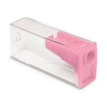 Apontador Escolar Com Depósito Faber-Castell Rosa Pastel
