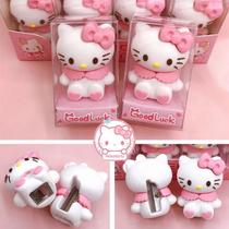 Apontador Escolar Hello Kitty Decorado Gatinha Emborrachado Colecionável Divertido Papelaria Kwaii