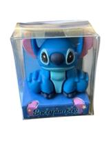 Apontador Escolar Stitch Azul Fofo, Prático e Durável
