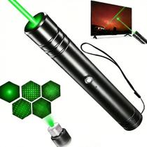 Apontador Laser QUEOPFU Recarregável USB Feixe Verde Apontador Laser QUEOPFU Recarregável USB Feixe Verde