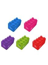 APONTADOR LEGO COM DEPÓSITO CIS - Brinquedo Divertido e Empilhável