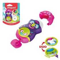 Apontador Maped Loopy Totem + Borracha + Refil