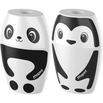 Apontador Maped Shakky - Panda e Pinguim - 1 Furo