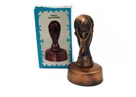 Apontador Metal Bronze Taça Copa Do Mundo Coleção Papelaria Die Cast