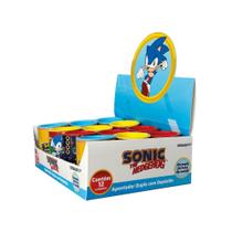 Apontador Metálico Sonic com Depósito e 2 Furos Sortido LeoLeo