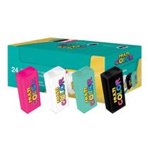 Apontador Multicolor Com Deposito Sortido - Embalagem Com 24 Unidades Apontador Multicolor Com Deposito Sortido - Embalagem Com 24 Unidades