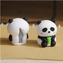 Apontador Panda c/ Bambu Emborrachado 3D - Yuni Loja