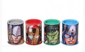 Apontador Plástico Com Depósito Redondo Avengers Molim