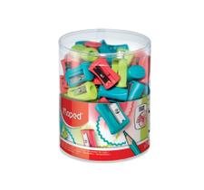 Apontador sem deposito 1 furo Maped - pote com 75 unidades Apontador sem deposito 1 furo Maped - pote com 75 unidades