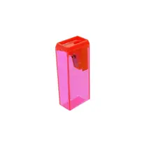 Apontador Sharp Molin Vermelho Lâmina Inox Durável Depósito