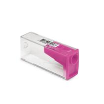 Apontador Transparente Retangular com Deposito Colorido (Unidade ou Kit) - Faber Castell