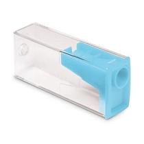 Apontador Transparente Retangular com Deposito Tom Pastel FABER-CASTELL Apontador Transparente Retangular com Deposito Tom Pastel FABER-CASTELL