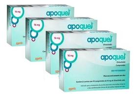 Apoquel 16 Mg Dermatite Anti Coceira Cães Cão 80 Comp Kit 4