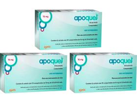 Apoquel 16mg 20 Comprimidos - Zoetis - 3 Unidades