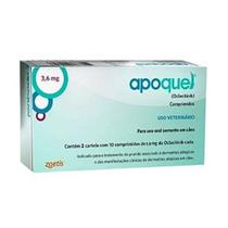 Apoquel 3,6mg Zoetis com 20 Comprimidos para Cães Adultos
